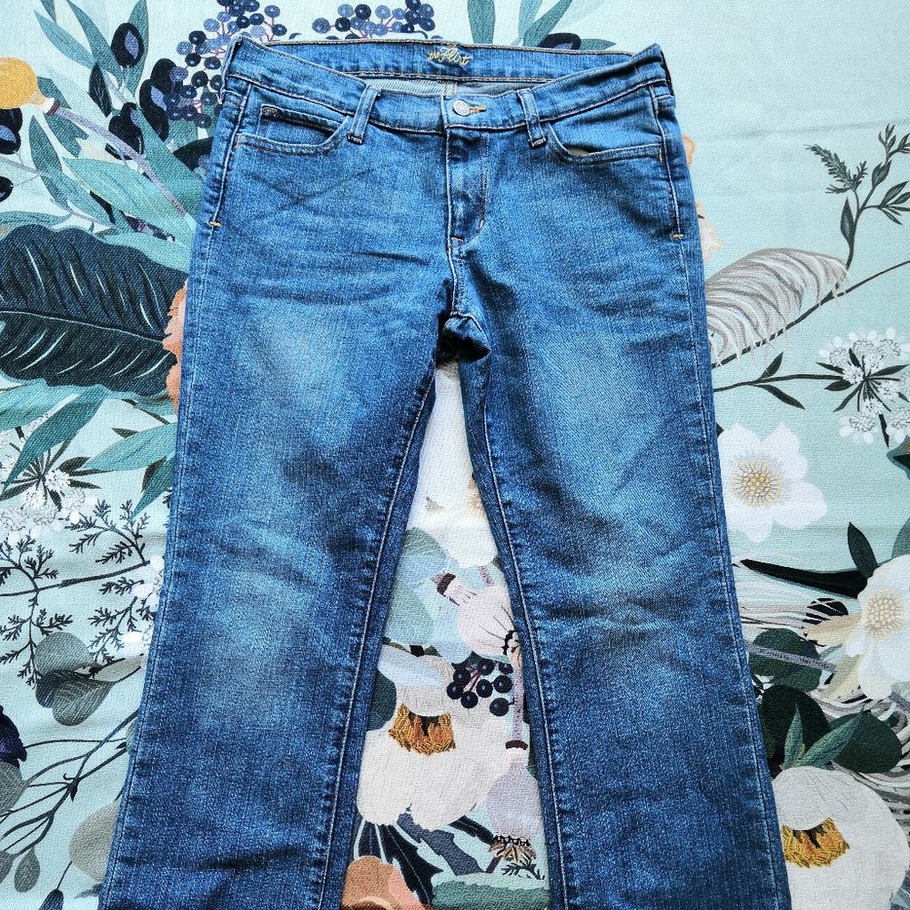 Old Navy The Flirt Jean Women 8 Long Boot Cut Mid Rise Blue Denim Western Pants